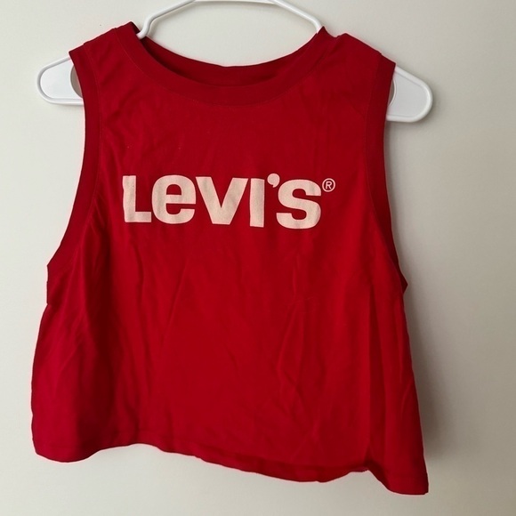 Levi’s Graphic Logo Cropped Tank Top - Picture 2 of 6